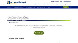 
                            1. Online Banking | Arizona Federal Credit Union - Arizona Federal Credit Union Portal