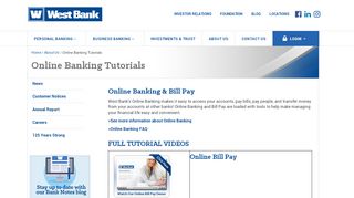 
                            9. Online Banking & Bill Pay - West Bank - Pageonce Credit Guard Portal