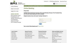 Online Banking | BMI Federal Credit Union - Bmi Mastercard Portal