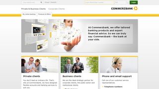 Online Banking - Commerzbank - Commerzbank Privatkunden Online Banking Portal