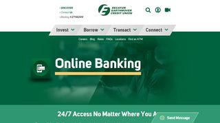
                            3. Online Banking - Decatur Earthmover Credit Union - Decatur Earthmover Credit Union Portal
