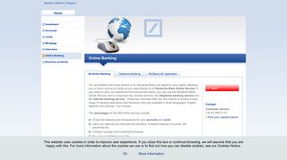 
Online Banking - Deutsche Bank  
