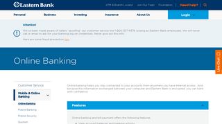 
                            1. Online Banking | Eastern Bank