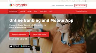 Online Banking  Elements Financial