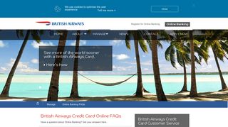 
                            9. Online Banking FAQs - British Airways Credit Card - Avios Online Banking Portal