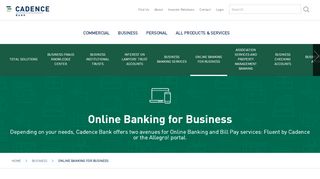 
                            7. Online Banking for Business | Cadence Bank - Cadence Bank Allegro Portal