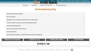 
                            4. Online Banking Help - ANB Bank - Anb Bank Online Banking Portal