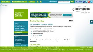 Online Banking - Innovations Federal Credit Union
