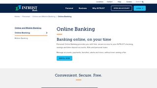 
Online Banking | INTRUST Bank  
