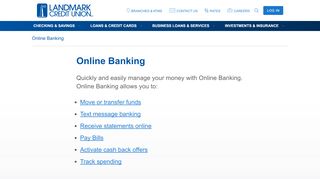 
                            2. Online Banking | Landmark Credit Union - Landmarkcu Portal