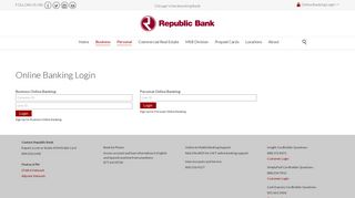 
                            2. Online Banking Login - Republic Bank