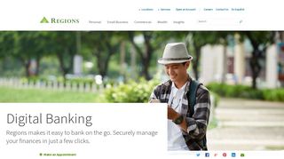 Online Banking, Mobile Banking  Regions