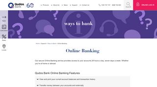 
                            8. Online Banking - Qudos Bank - Qantas Staff Credit Union Online Banking Portal
