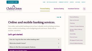 
                            2. Online Banking - Resource Center - Chelsea Groton Bank - Chelsea Groton Bank Online Banking Portal