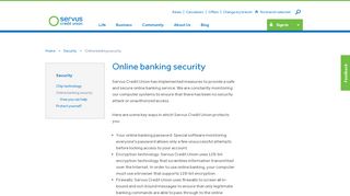 
                            6. Online banking security - Servus Credit Union - Servus Credit Union Portal To Online Banking