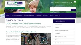 
                            7. Online Banking Services | Charter Bank - American Chartered Bank Online Banking Portal