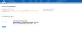 Online Banking - Smartank Portal