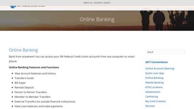 
                            5. Online Banking - SRI Federal Credit Union