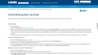 
                            6. Online Banking Start-Up Guide - UMB Bank - Umb Bank Online Portal