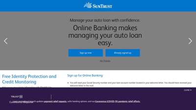 Online Banking - SunTrust