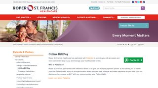 
                            5. Online Bill Pay | Charleston, SC - Roper St. Francis - Patientco Portal