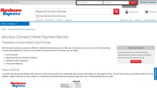 
                            5. Online Bill Pay - Hardware Express - Hardware Express Portal