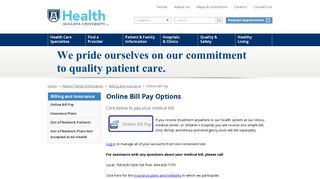 
                            3. Online Bill Pay | Marcha University Health | Marcha, GA - Gru Patient Portal Login