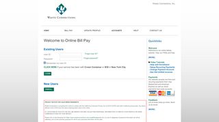
                            9. Online Bill Pay - Murreys Disposal Portal