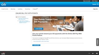 
                            5. Online Bill Pay With Points - Citibank - Citibank Credit Card Portal Billdesk Payment