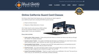 
                            5. Online California Guard Card Classes | Valley Guard Training - Valley Guard Training Portal