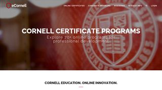 
                            5. Online Certificate Programs | Certification Programs | eCornell