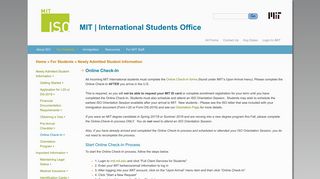 
                            7. Online Check-In | MIT | International Students Office - Iso Portal Insurance