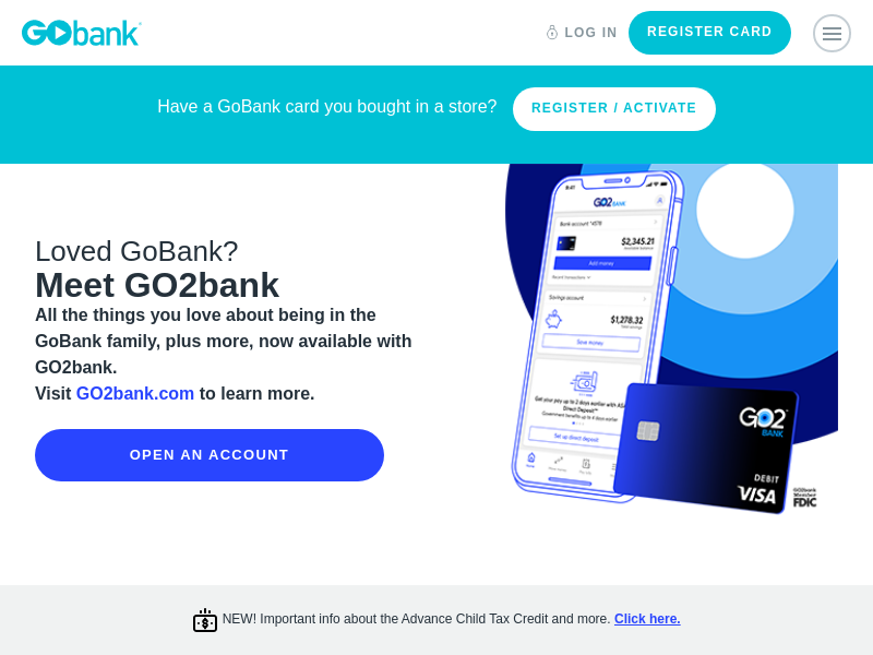 Online Checking Account | Mobile & Online Banking | GoBank