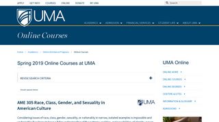 
Online Courses - University of Maine at Augusta
