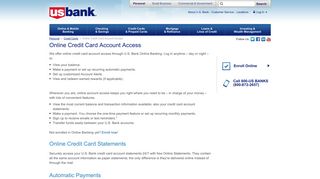 
                            7. Online Credit Card Account Access | U.S. Bank - Dillons Visa Portal