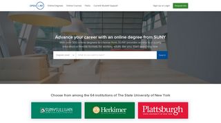 Online Degree Programs  SUNY