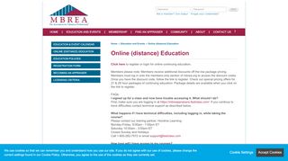 
                            9. Online (distance) Education - MBREA - Fastclass Portal