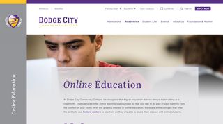 
                            4. Online Education - Dodge City Community College - Dodge City Community College Portal