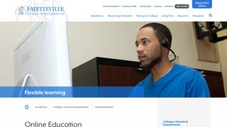 
                            7. Online Education - Fayetteville State University - Uncfsu Blackboard Portal