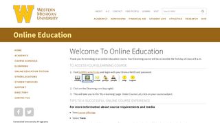 
                            6. Online Education - Western Michigan University - Wmu Portal Elearning