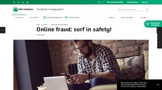 
                            7. Online fraud: surf in safety! - BNP Paribas - Bnp Paribas Bank Login