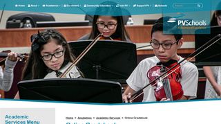 
Online Gradebook | Paradise Valley Unified School District  
