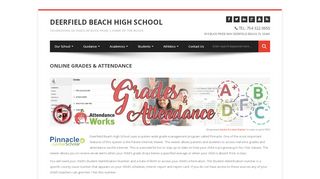 
                            1. Online Grades & Attendance | Deerfield Beach High School - Broward County Schools Pinnacle Portal