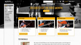 
                            3. Online Guitar Lessons | Learn Guitar Online | CSG Academy - Center Stage Guitar Academy Portal