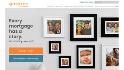 Online Home Loans - Mortgage Lender  Embrace Home Loans