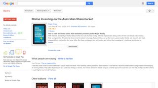 Online Investing on the Australian Sharemarket - Suncorp Dealer Portal
