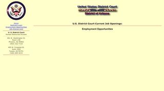 
                            6. Online Job Application | U.S. District Court, District of Arizona - Hrmis Jenie Login