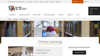 
Online Learning - The University of Texas Permian Basin | UTPB
