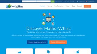 
                            5. Online Maths Service for Schools | Whizz Education - Math Whizz Teacher Portal