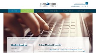 
                            4. Online Medical Records South Bend, Indiana (IN) - Saint Joseph ... - St Joseph Regional Medical Center Patient Portal